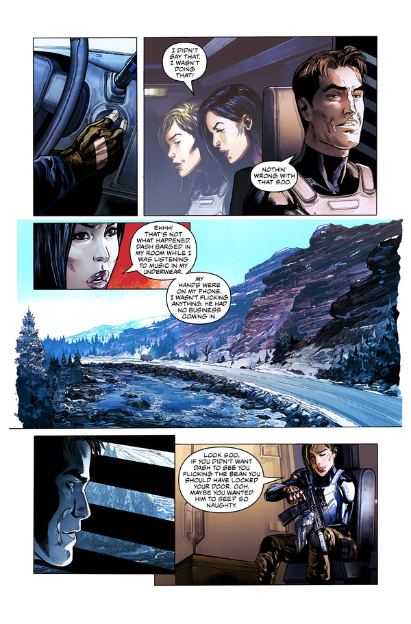 Terminus Veil Issue 1 Variant Cover - Physical Copy — preview page 3